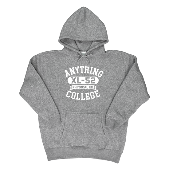 ANYTHING GOODIES ″ ANYTHING COLLEGE HOODIE PULL OVER ″ (GRAY ...