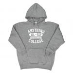 ANYTHING GOODIES <br>″ ANYTHING COLLEGE HOODIE PULL OVER ″ <br>(GRAY × WHITE) <img class='new_mark_img2' src='https://img.shop-pro.jp/img/new/icons6.gif' style='border:none;display:inline;margin:0px;padding:0px;width:auto;' />