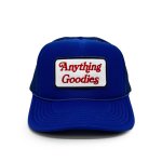 ANYTHING GOODIES <br>″ NEW LOGO CAP ″ <br>(ROYAL BLUE) <img class='new_mark_img2' src='https://img.shop-pro.jp/img/new/icons6.gif' style='border:none;display:inline;margin:0px;padding:0px;width:auto;' />