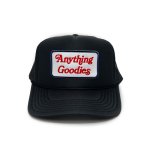 ANYTHING GOODIES <br>″ NEW LOGO CAP ″ <br>(BLACK) <img class='new_mark_img2' src='https://img.shop-pro.jp/img/new/icons6.gif' style='border:none;display:inline;margin:0px;padding:0px;width:auto;' />