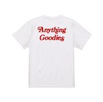 ANYTHING GOODIES<br>″NEW LOGO TEE ″ <BR>( WHITE )<img class='new_mark_img2' src='https://img.shop-pro.jp/img/new/icons6.gif' style='border:none;display:inline;margin:0px;padding:0px;width:auto;' />