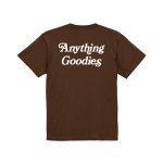 ANYTHING GOODIES<br>″NEW LOGO TEE ″ <BR>( BROWN )<img class='new_mark_img2' src='https://img.shop-pro.jp/img/new/icons6.gif' style='border:none;display:inline;margin:0px;padding:0px;width:auto;' />