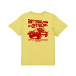 ANYTHING GOODIES<br>″ANYTHING AUTO TRUCK TEE ″ <BR>( LIGHT YELLOW )