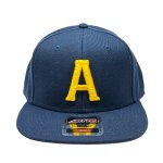 ANYTHING GOODIES <br> "A" SCRIPT HAT  <br>(NAVY × YELLOW) <img class='new_mark_img2' src='https://img.shop-pro.jp/img/new/icons6.gif' style='border:none;display:inline;margin:0px;padding:0px;width:auto;' />