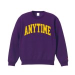 ANYTHING GOODIES <br>″ ANYTIME SWEAT 10oz″ <br>( PURPLE ) <img class='new_mark_img2' src='https://img.shop-pro.jp/img/new/icons6.gif' style='border:none;display:inline;margin:0px;padding:0px;width:auto;' />
