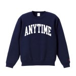 ANYTHING GOODIES <br>″ ANYTIME SWEAT 10oz″ <br>( NAVY ) <img class='new_mark_img2' src='https://img.shop-pro.jp/img/new/icons6.gif' style='border:none;display:inline;margin:0px;padding:0px;width:auto;' />