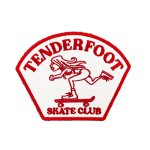 TENDERFOOT SKATE CLUB<br>″SKATE GIRL PATCH RED″<img class='new_mark_img2' src='https://img.shop-pro.jp/img/new/icons5.gif' style='border:none;display:inline;margin:0px;padding:0px;width:auto;' />