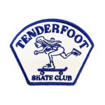 TENDERFOOT SKATE CLUB<br>″SKATE GIRL PATCH BLUE″<img class='new_mark_img2' src='https://img.shop-pro.jp/img/new/icons5.gif' style='border:none;display:inline;margin:0px;padding:0px;width:auto;' />