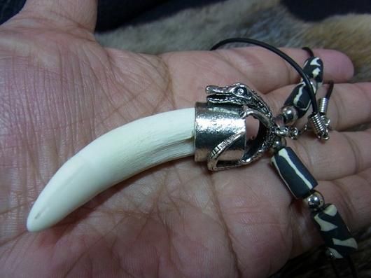 大珍品 動物の牙のネックレス 楽天市場】ポイント5倍ユニセックス ネックレス スカル 骸骨