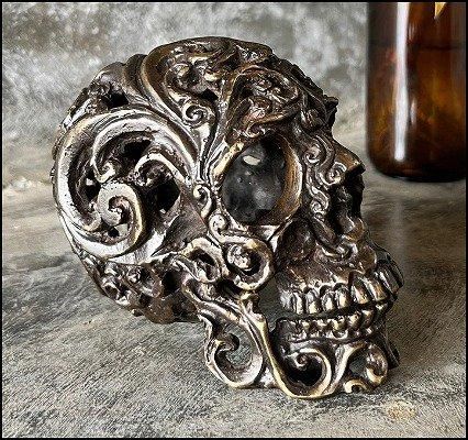 髑髏の彫刻 置物（ブロンズ製） - 頭骨・骨格標本・剥製販売 【Core-Box】