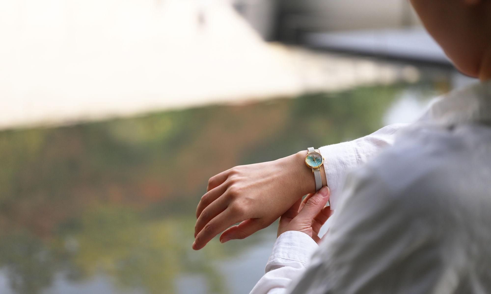 シーブレーン ‐ ハンドメイドの腕時計・置時計