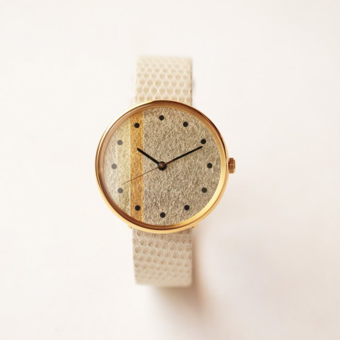 はなもっこ:かさね 金箔(四号色) レディース腕時計