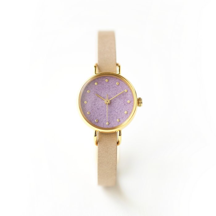藤紫 こないろ レディース 腕時計 ｜ 日本の美を楽しむシンプルな手作り腕時計【はなもっこ】