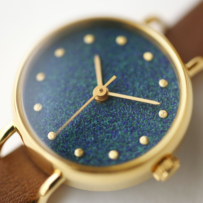 群緑 こないろ レディース腕時計 ｜ 日本の美を楽しむシンプルな手作り腕時計【はなもっこ】