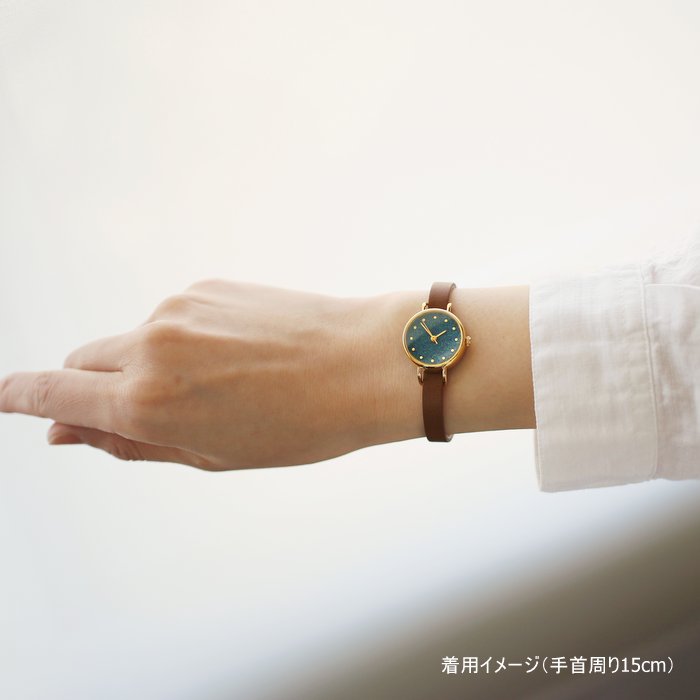 群緑 こないろ レディース腕時計 ｜ 日本の美を楽しむシンプルな手作り腕時計【はなもっこ】