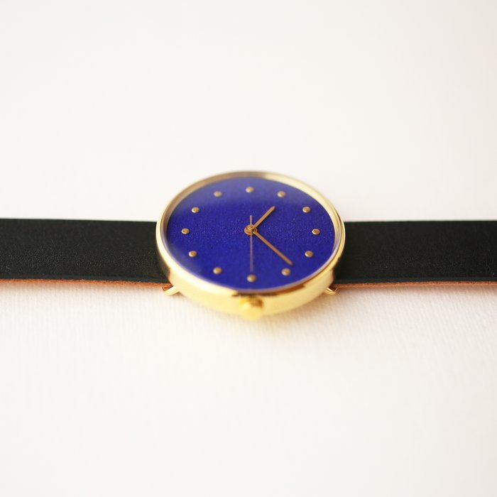群青 こないろ ユニセックス腕時計 ｜ 日本の美を楽しむシンプルな手作り腕時計【はなもっこ】