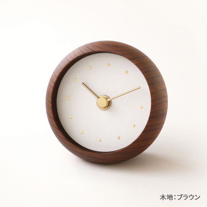 置時計 水晶 はなもっこ ｜ ハンドメイド時計のシーブレーン【公式】