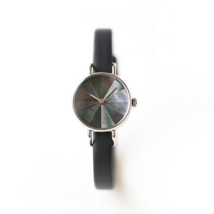 黒蝶貝 ステンレス・レディース 腕時計 ｜ 日本の美を楽しむシンプルな 