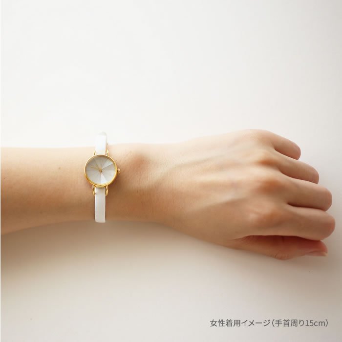 白蝶貝 ゴールド・レディース 腕時計 ｜ 日本の美を楽しむシンプルな手作り腕時計【はなもっこ】