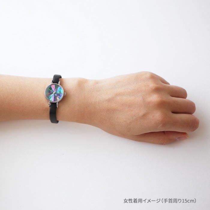 青貝 ステンレス・レディース 腕時計 ｜ 日本の美を楽しむシンプルな手作り腕時計【はなもっこ】