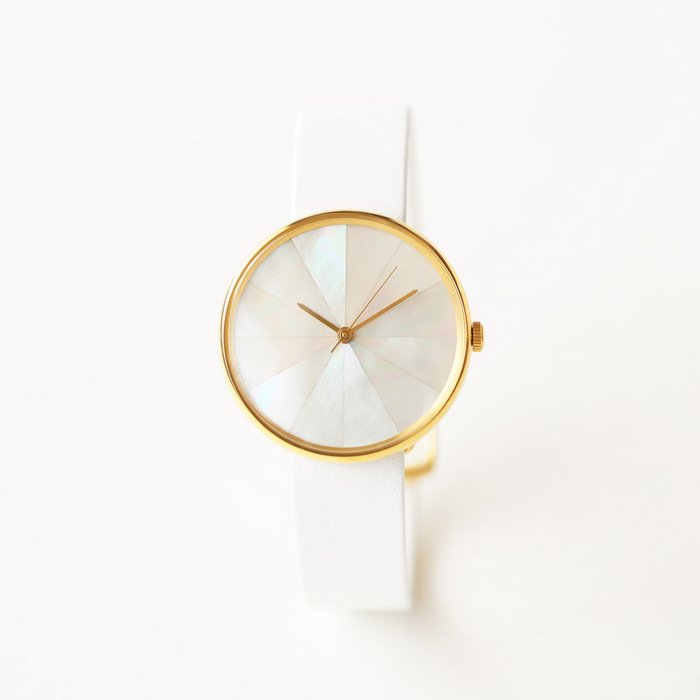 白蝶貝 ユニセックス 腕時計 ｜ 日本の美を楽しむシンプルな手作り腕時計【はなもっこ】