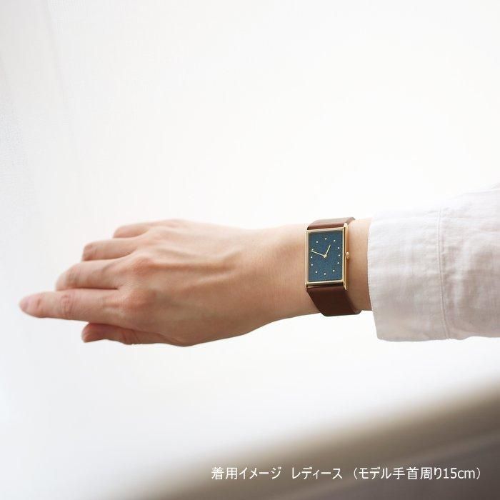 はなもっこ　こないろ郡緑　スクエア 群緑(ぐんろく) こないろ スクエア腕時計 ｜ 日本の美を楽しむ