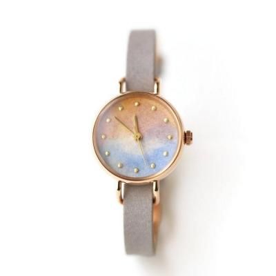 はなもっち　1027 彩霞【はなもっこ】ー天然石の色彩が生み出す世界にひとつの腕時計