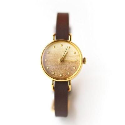 はなもっち　0712 彩霞【はなもっこ】ー天然石の色彩が生み出す世界にひとつの腕時計