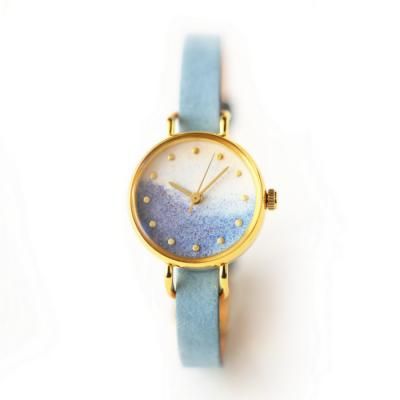 はなもっち　0916 彩霞【はなもっこ】ー天然石の色彩が生み出す世界にひとつの腕時計
