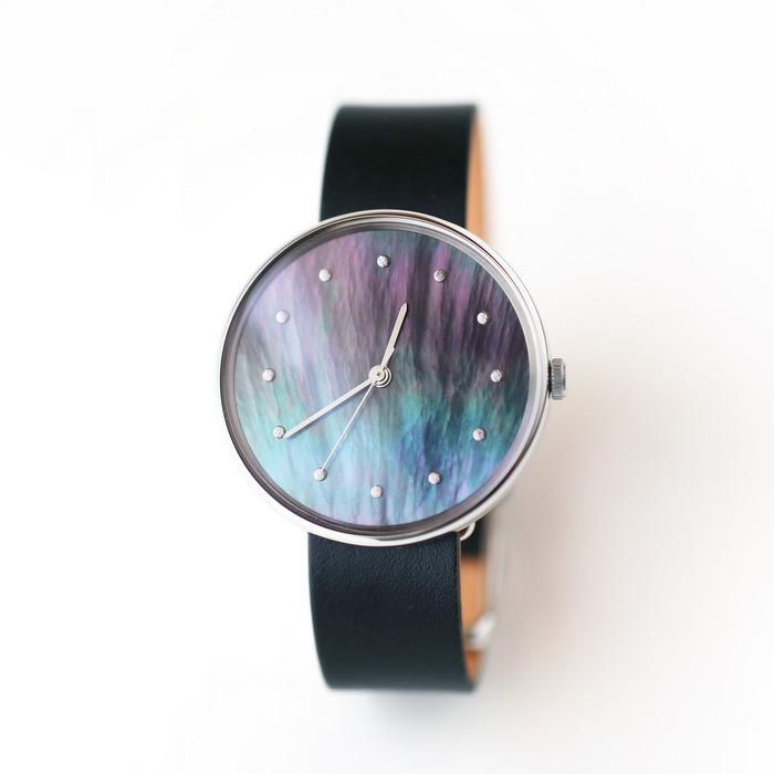虹雫 117 【一個限定品】 ｜ 日本の美を楽しむシンプルな手作り腕時計