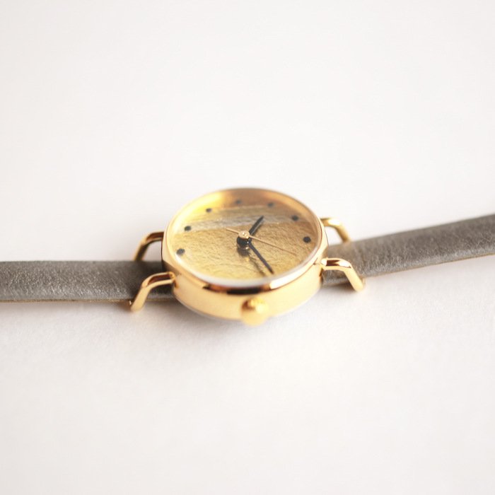 金箔（四号色） かさねシリーズ レディース腕時計 ｜ 日本の美を楽しむ 