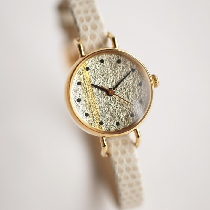はなもっこ:かさね 金箔(四号色) レディース腕時計