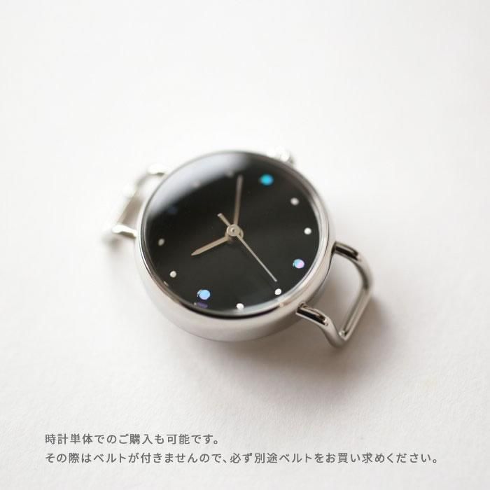 【美品】UNTITLED 手巻き時計 黒 485f558e56a5c44c5f2225f506d4b0