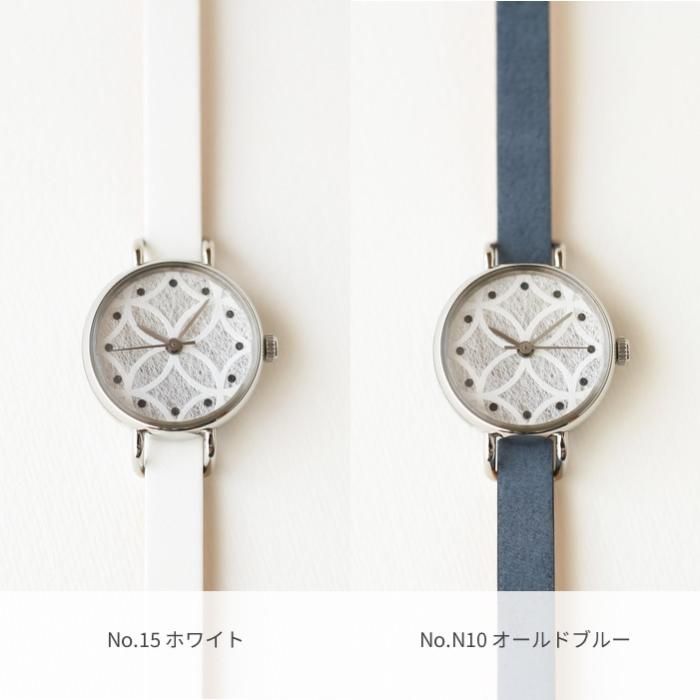 紋切り 七宝紋 ステンレス・レディース 腕時計 ｜ 日本の美を