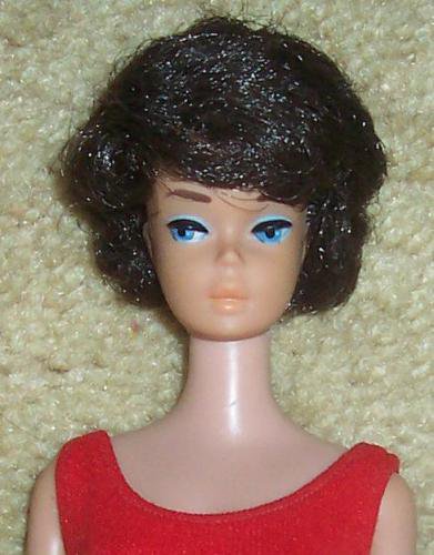 （1962）ブルネットバブルカットバービー＃4（箱入り） - EX + - バービー人形の通販・販売なら【ピーチェリノ】