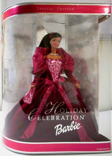 happy holidays barbie 2002