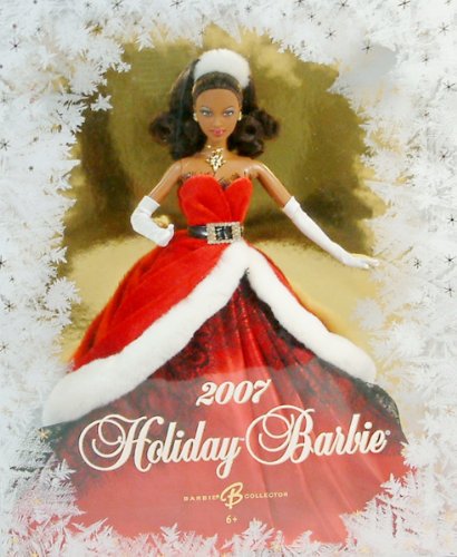Holiday Barbie 2007 African American - バービー人形の通販・販売なら【ピーチェリノ】