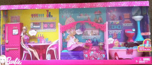 Barbie Glamtastic Furniture Exclusive Set (Includes Doll) -  バービー人形の通販・販売なら【ピーチェリノ】