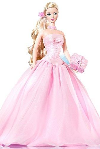 Barbie Doll, Birthday Wishes, Giftable, Blonde in Pink Dress