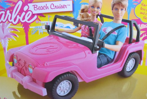 Barbie BEACH CRUISER Jeep Vehicle Car w KEN & BARBIE Doll (2010) -  バービー人形の通販・販売なら【ピーチェリノ】