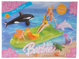 Barbie Sea Playset - Marine Life Friends! (2005) - バービー人形の通販・販売なら【ピーチェリノ】