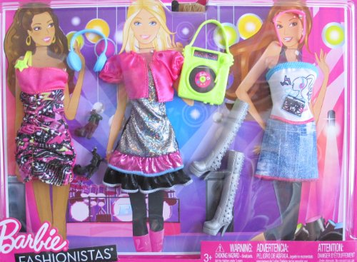 Barbie Fashionistas MUSIC & FUN FASHIONS & Accessories (2011) -  バービー人形の通販・販売なら【ピーチェリノ】