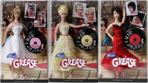 Pink Label Collection Grease Barbie Set Of 3 - バービー人形の通販・販売なら【ピーチェリノ】