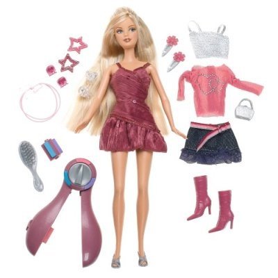 Barbie Fashion Fever Hair Highlights Doll with Purple Dress -  バービー人形の通販・販売なら【ピーチェリノ】
