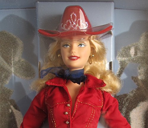 Barbie WESTERN CHIC DOLL w Glittery Pattern JEANS, HAT & More