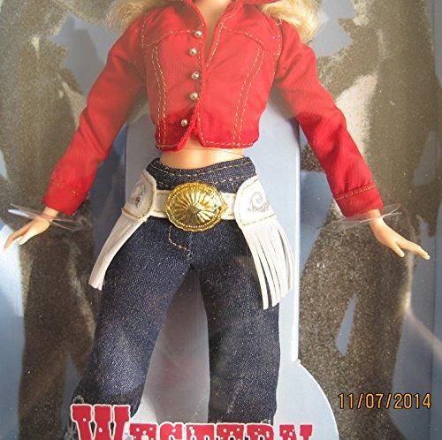 Barbie WESTERN CHIC DOLL w Glittery Pattern JEANS, HAT & More