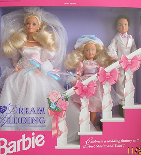 DREAM WEDDING BARBIE DOLL Gift Set LIMITED EDITION w BARBIE, STACIE & TODD  Dolls (1993) - バービー人形の通販・販売なら【ピーチェリノ】