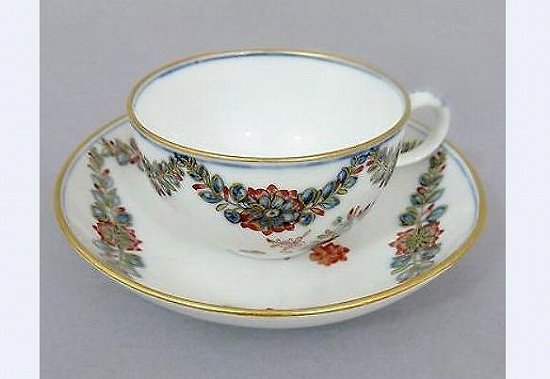 MEISSEN - マイセン 1790-1800年 マルコリーニ カマイユブルーの