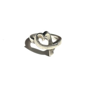 Tiffany & Co / Heart silver ring "size9"