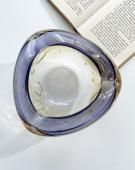 Vintage Glass Vase "Round triangle"